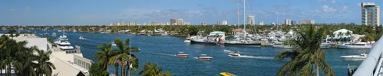 Fort Lauderdale marina and waterfront